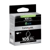 Lexmark N°105XL (14N0822E) cartouche d&#039;encre noire haute capacité (d&#039;origine) 040430