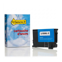 Lexmark N°150XL (14N1615E) cartouche d'encre cyan haute capacité (marque 123encre)