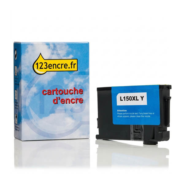 Lexmark N°150XL (14N1618E) cartouche d'encre jaune haute capacité (marque 123encre) 040471 - 1