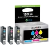 Lexmark N°150XL (14N1807E) multipack C/M/Y (d&#039;origine) 040482
