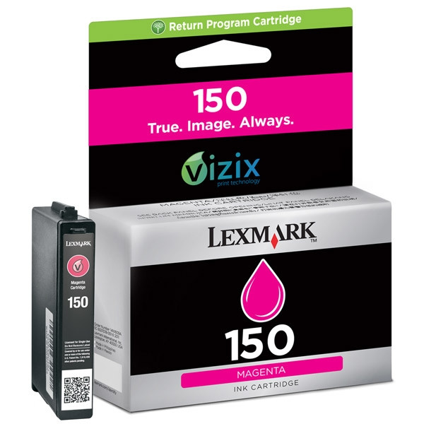 Lexmark N°150 (14N1609E) cartouche d'encre magenta (d'origine) 040460 - 1