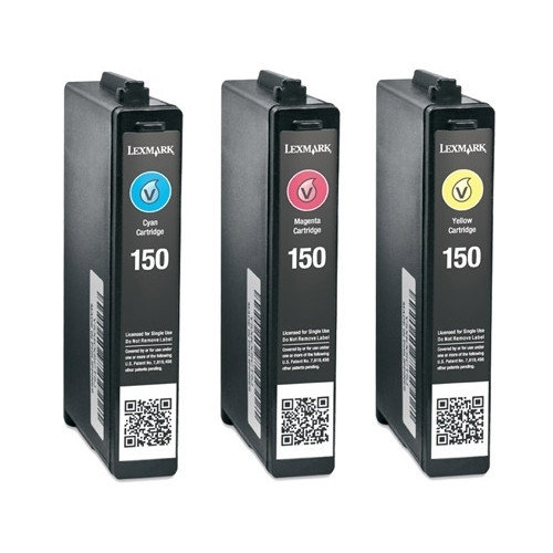 Lexmark N°150 (14N1805E) multipack C/M/Y (d'origine) 040478 - 1