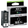Lexmark N°155XL (14N1619E) cartouche d&#039;encre noire haute capacité (d&#039;origine) 040472