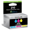 Lexmark N°210 (14L0268E) multipack C/M/Y (d&#039;origine) 040616