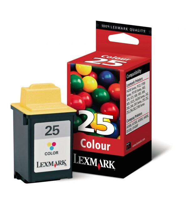 Lexmark N°25 (15M0125) cartouche d'encre haute capacité (d'origine) - couleur 040055 - 1