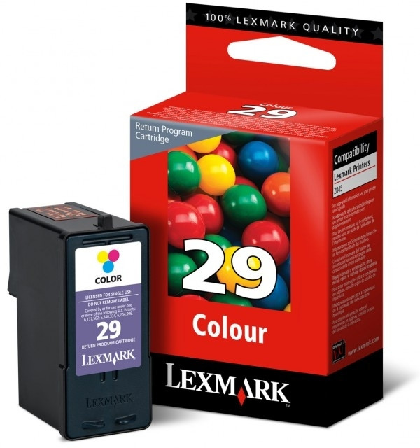 Lexmark N°29 (18C1429) cartouche d'encre couleur (d'origine) 040310 - 1