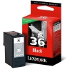 Lexmark N°36 (18C2130E) cartouche d'encre (d'origine) - noir 040370 - 1