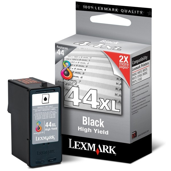 Lexmark N°44XL (18Y0144E) cartouche d'encre (d'origine) - noir 040325 - 1