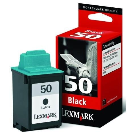 Lexmark N°50 (17G0050) cartouche d'encre haute capacité (d'origine) - noir 040060 - 1