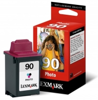 Lexmark N°90 (12A1990) cartouche d'encre photo (d'origine) 040040