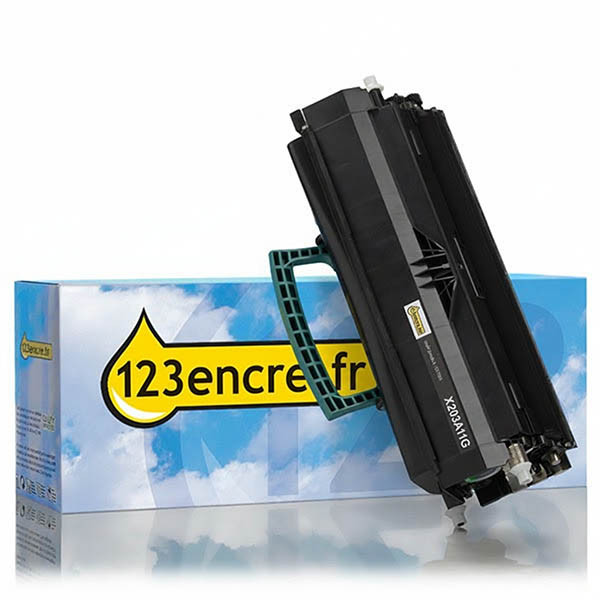 Lexmark X203A11G toner (marque 123encre) - noir 037093 - 1
