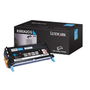 Lexmark X560A2CG toner (d'origine) - cyan 034974 - 1