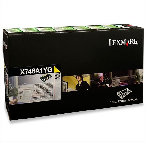 Lexmark X746A1YG toner (d'origine) - jaune 037226 - 1