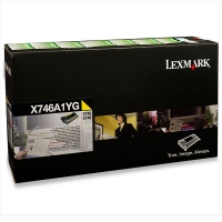 Lexmark X746A1YG toner (d'origine) - jaune 037226