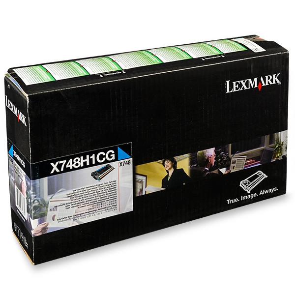 Lexmark  X748H1CG toner haute capacité (d'origine) - cyan 037216 - 1