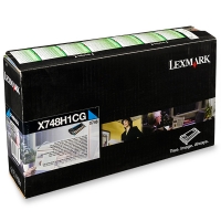 Lexmark  X748H1CG toner haute capacité (d'origine) - cyan 037216
