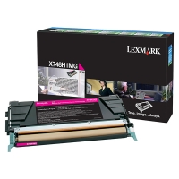 Lexmark X748H1MG toner haute capacité (d'origine) - magenta 037218