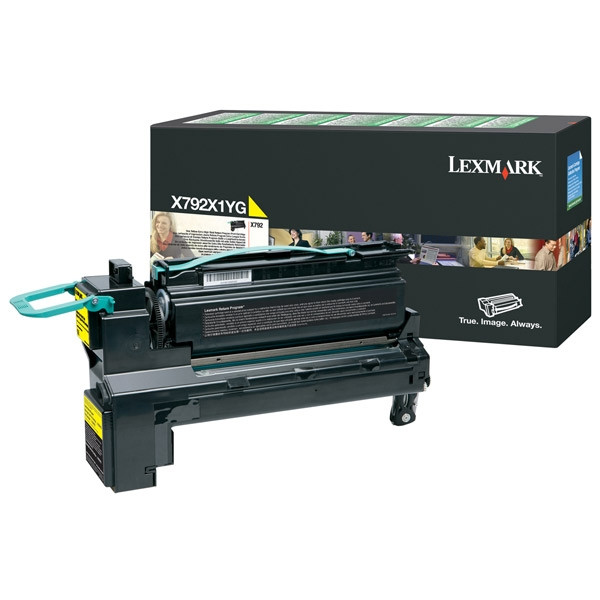 Lexmark X792X1YG toner haute capacité (d'origine) - jaune 037168 - 1