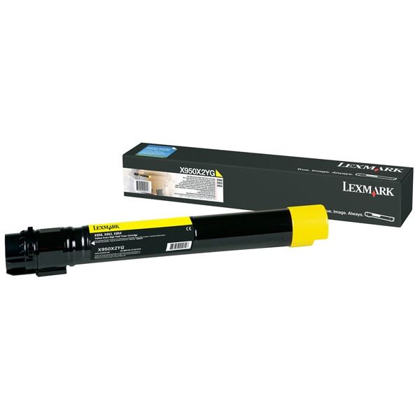 Lexmark X950X2YG toner (d'origine) - jaune 037180 - 1