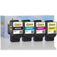 Lexmark offre : 80C2HK0, C0, M0, Y0 noir + 3 couleurs (marque 123encre) 130284