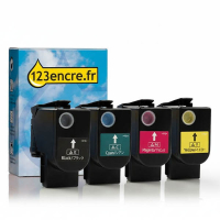 Lexmark offre : C2320K0, C0, M0, Y0 (marque 123encre) - noir + 3 couleurs 119903