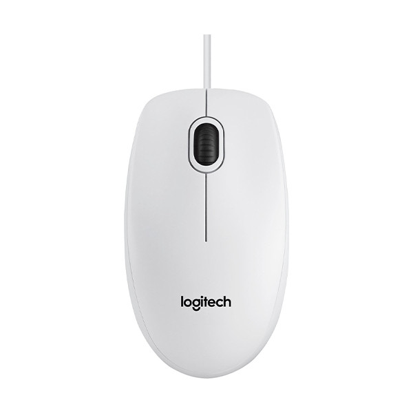 Logitech B100 souris filaire - blanc 828099 - 1