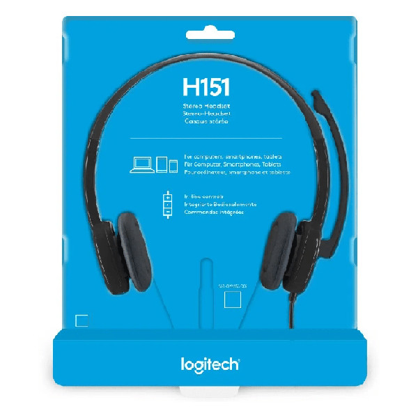 Logitech H151 casque stéréo filaire 404010 - 6