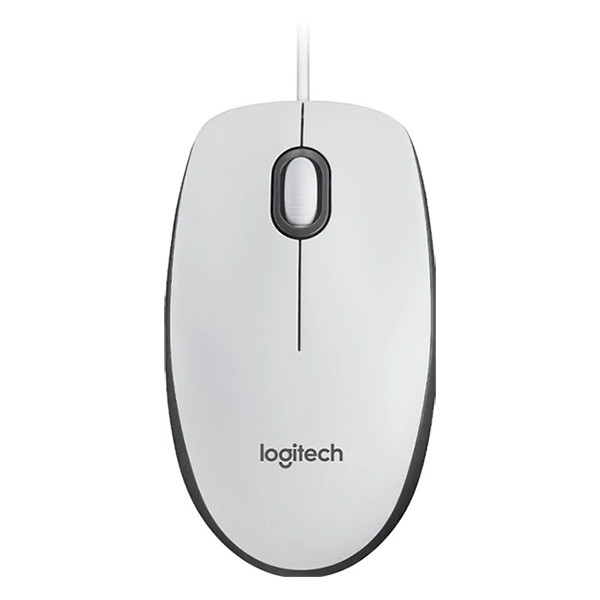Logitech M100 souris filaire - blanc 828105 - 1