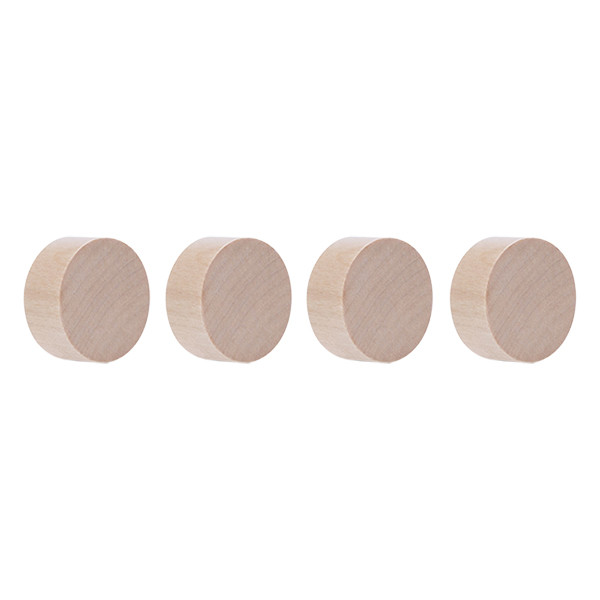 Magnetoplan Wood Series aimants 30 mm (4 pièces) 423367 - 1