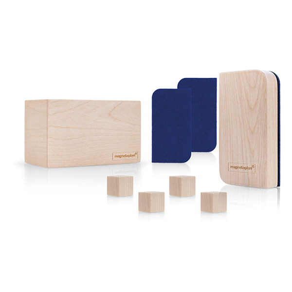 Magnetoplan Wood Series whiteboard starterkit 423369 - 1