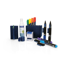 Magnetoplan kit de démarrage pour tableau blanc - bleu 423360