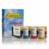Marque 123encre remplace Brother LC-1000VALBP multipack 4 cartouches