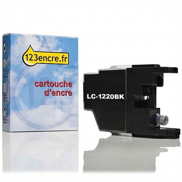 Marque 123encre remplace Brother LC-1220BK cartouche d'encre noire 029071 - 1