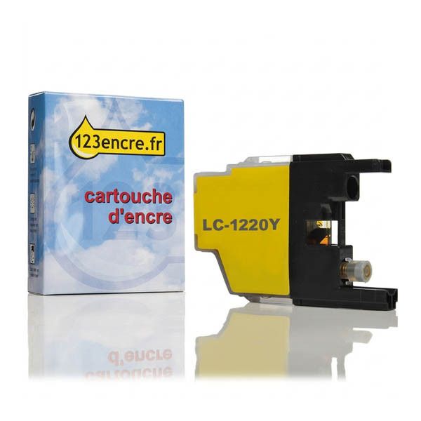 Marque 123encre remplace Brother LC-1220Y cartouche d'encre jaune 029077 - 1