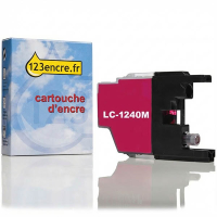 Marque 123encre remplace Brother LC-1240M cartouche d'encre- magenta