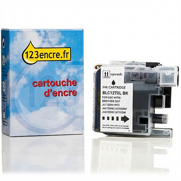 Marque 123encre remplace Brother LC-127XLBK cartouche d'encre haute capacité- noir 029099 - 1