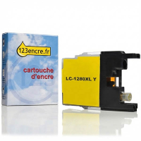 Marque 123encre remplace Brother LC-1280XLY cartouche d'encre haute capacité- jaune