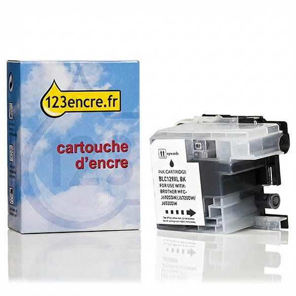 Marque 123encre remplace Brother LC-129XLBK cartouche d'encre capacité extra-haute- noir 029125 - 1