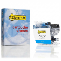 Marque 123encre remplace Brother LC-3213C cartouche d'encre haute capacité- cyan
