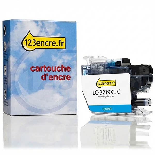 Marque 123encre remplace Brother LC-3219XL C cartouche d'encre haute capacité - cyan 028911 - 1