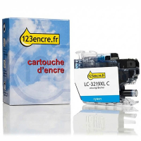 Marque 123encre remplace Brother LC-3219XL C cartouche d'encre haute capacité - cyan