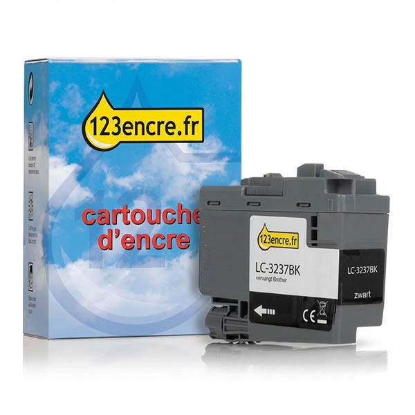 Marque 123encre remplace Brother LC-3237BK cartouche d'encre- noir 051211 - 1