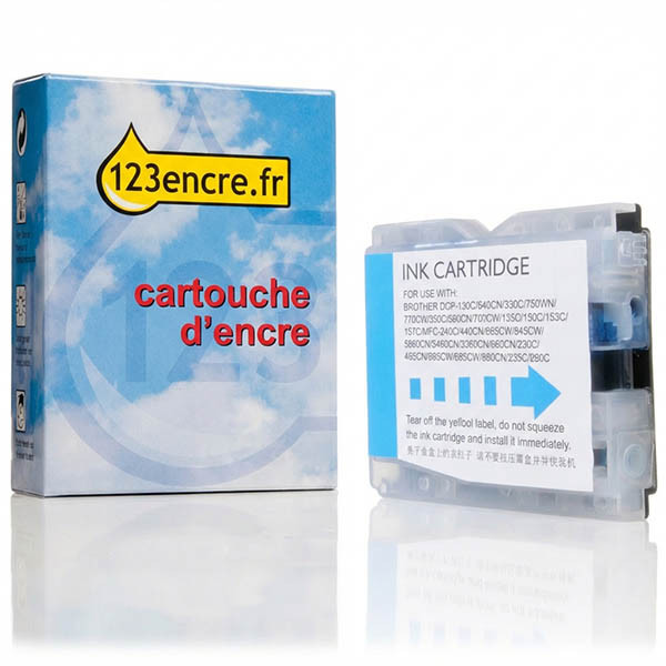 Marque 123encre remplace Brother LC-970C cartouche d'encre- cyan 028815 - 1