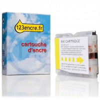 Marque 123encre remplace Brother LC-970Y cartouche d'encre- jaune