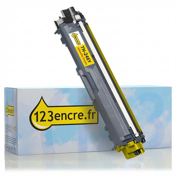 Marque 123encre remplace Brother TN-246Y toner haute capacité- jaune 051073 - 1