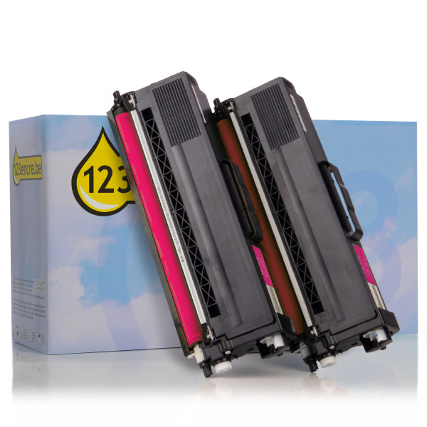 Marque 123encre remplace Brother TN-329M toner duopack- magenta 132185 - 1