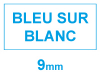 Marque 123encre remplace Brother TZe-223 cassette à ruban 9 mm- bleu sur blanc 080435 - 1