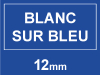 Marque 123encre remplace Brother TZe-535 ruban 12 mm- blanc sur bleu 080481 - 1