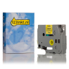 Marque 123encre remplace Brother TZe-C31 ruban 12 mm - noir sur jaune fluo 080653 - 1