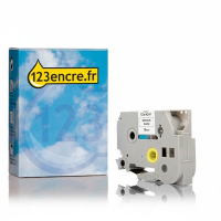 Marque 123encre remplace Brother TZe-N241 ruban 18 mm- noir sur blanc